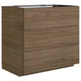 neoro n50 Unterschrank B: 80 cm mit 3 Auszügen B: 80 H: 76 BN0452WL