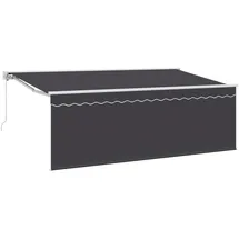 vidaXL Einziehbare Markise 400 x 200 cm weiß