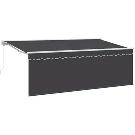 vidaXL Einziehbare Markise 400 x 200 cm weiß