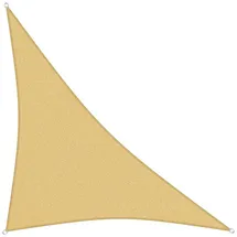 Gartenia Sunprotect sunprotect 12002 Professional Sonnensegel, 5,5 x 5,5 x 7,7 m, 90° Grad Dreieck, Wind- & wasserdurchlässig, beige