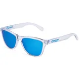 Herren-Sonnenbrille Vollrand Oval Kunststoff-Gestell, transparent