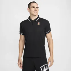 NikeCourt Heritage Herren-Tennis-Poloshirt - Schwarz, XS