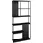 [en.casa] Vehmaa Standregal 90 x 30 x 188 cm Schwarz