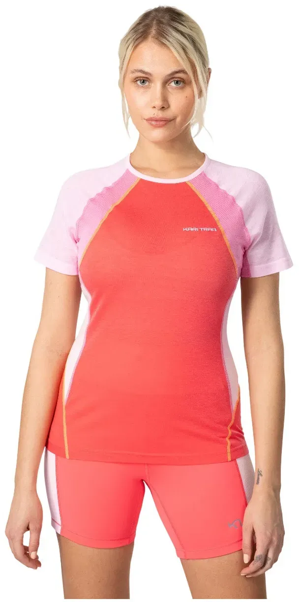 Damen-T-Shirt Kari Traa Alma Tee Größe: L /  rot