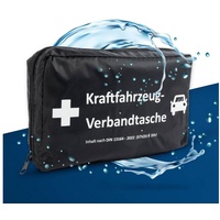 Karat KFZ-Verbandtasche inkl. Warnweste & Masken schwarz