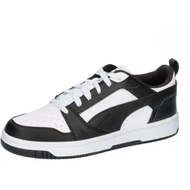 Puma Rebound V6 Lo JR Sneaker, White Black, 39