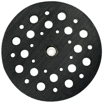Stützteller 125 mm, mit Multilochung, mittelharte Ausführung, mit Kletthaftung, für SXE 3125, für Haft-Schleifblätter (624739000)