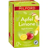 MILFORD Apfel Limone | Früchtetee mit Äpfeln und Apfel-Aroma | 20 Teebeutel