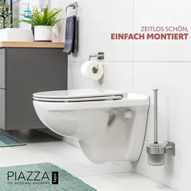 bremermann WC-Garnitur Piazza Tape Silber