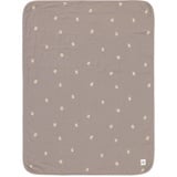 Lässig Babydecke GOTS zertifiziert/Muslin Blanket 75 x 100 cm Spots taupe