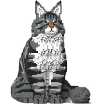 JEKCA Bricks JEKCA Maine Coon 01S-M02 ST19MCC01-M02