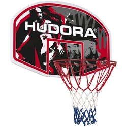 Hudora Basketballkorb Hudora In-/Outdoor (Set, Basketballkorb mit Basketball-Board) rot|schwarz|weiß