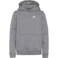 Nike Sportswear Club Fleece-Kapuzenpullover Kinder carbon heather/white S (128-137) cm)