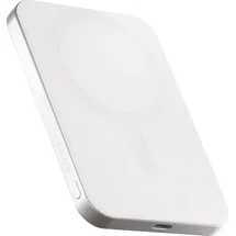Zen ZENS Pro 1 - Induktive Power Bank - dünn - 5000 mAh Qi Wireless Charging Li-Ion USB Weiß