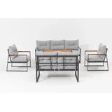 Primaster Gartenmöbel-Set Salina Stahl 5-teilig