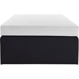 Westfalia Schlafkomfort Boxspringbett 120 x 200 cm Schwarz