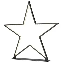 Tischleuchte LED -  Lucy Weihnachtsstern schwarz, H 50 cm