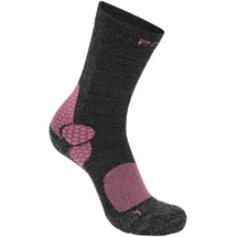 P.A.C. 4.1 Trekking Merino Socken 2 Paar Grau 35-37