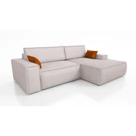mebloland Ecksofa TOR mit Schlaffunktion. Farbe: Dove. - Grau