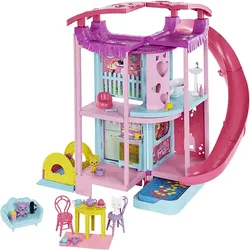 BARBIE Chelsea Haus (pink), Set inkl. Zubehör, Puppenhaus Mehrfarbig