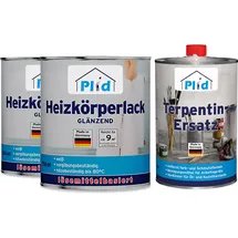 Plid Heizkörperlack Thermolack Weiß glänzend 1,5 l
