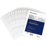 SOENNECKEN Prospekthülle 1504 DIN A4 o/li offen tr 100 St./Pack.
