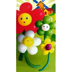 DIY Ballon Blumen (65cm)