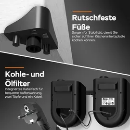 TurboTronic Doppel-Fritteuse 3600W schwarz