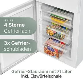 Bomann KG 7353 Kühl-Gefrierkombination (268 l, 1800 mm hoch, Weiß)