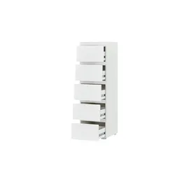 Smart Hochkommode BEN 40 x 131 x 45 cm Weiß
