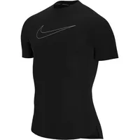 Nike Dri-FIT Tight Top Ss Black/White, L