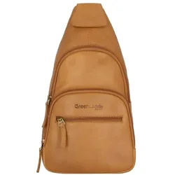 Greenland Nature Nature Umhängetasche Leder 38 cm  braun