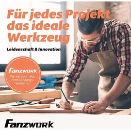 FANZTOOL Betonschleifer Betonfräse Set 125 mm