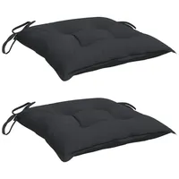 VidaXL Palettenkissen 2 Stk. Schwarz 50x50x7 cm Oxford-Gewebe