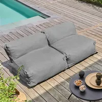Oviala Gartenmöbel 2-Sitzer, Grau