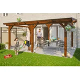 SKANHOLZ Siena 541 x 400 cm Leimholz Nussbaum