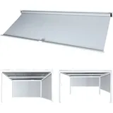 Mendler Seitenwand für Pergola HWC-L41 2 Stück 3,0 x 3,7 m Weiß