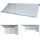 Mendler Seitenwand für Pergola HWC-L41 2 Stück 3,0 x 3,7 m Weiß