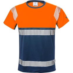 Fristads High Vis T-Shirt, Kl. 1 7518 THV 129511 - warnschutz-orange/marine - S