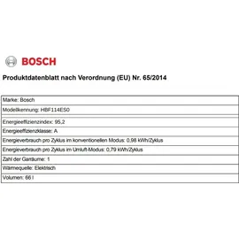 Bosch HBF114ES0