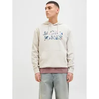 JACK & JONES Bryan Corp Logo Kapuzenpullover Moonbeam XL