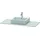 Duravit Konsole XSquare 80x55cm, Nord we s-matt, m 1 Ausschnitt