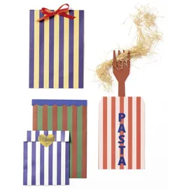 Folia Flache Papiertüten 8 St. 15,5x24,8 cm Rot