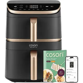 COSORI CAF-DC123S-DDER Heißluftfritteuse Dunkelgrau/Gold
