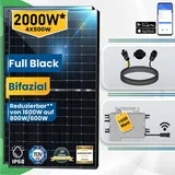 Epp Solar Balkonkraftwerk Komplettset 2000W Bifazial Deye Wechselrichter 1600W Photovoltaik Solaranlage mit 5m Wielandstecker