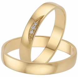 Firetti Trauring Schmuck Geschenk Gold 375 Hochzeit Ehering „LIEBE“, Made in Germany – mit o. ohne Brillanten/Diamanten gelb|goldfarben 20