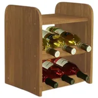 Proregal PINOTWINE Weinregal 26,5 x 34,4 x 36 cm Braun