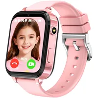 clleylise Smartwatch Kinder, Kinder Smartwatch mit GPS, Telefon, Videoanruf, Voice Chat, SOS, Schulmodus, Schrittzähler, Wecker, Kinderuhr für Mädchen und Jungen 4-16 Jahren