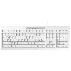 CHERRY STREAM KEYBOARD 2019 USB weiß-grau QWERTY