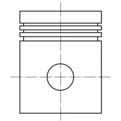 Kolben MAHLE 001 55 01 für Mercedes-Benz Pagode